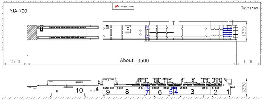 Small Crash Lock Fold Gluing Machine Sandwich Box Folder Gluer Folding Carton Box Forming Machine Pizza Food Box Folder Gluing Machine