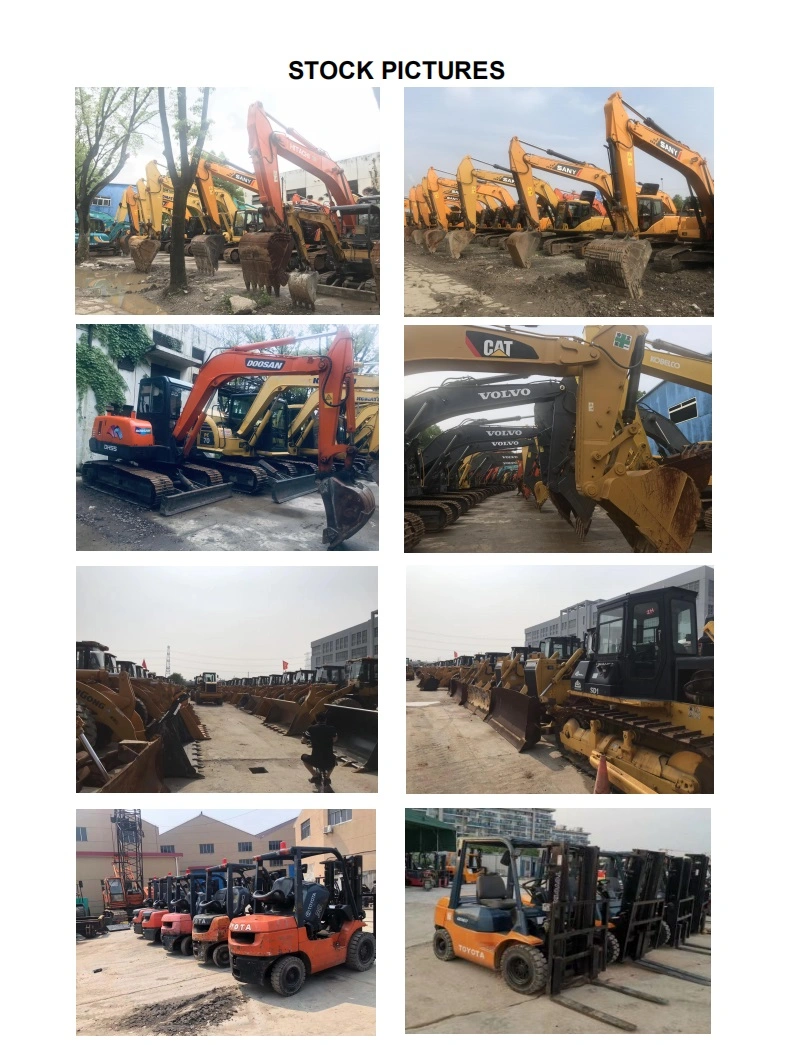 Used Excavator XCMG Hitachi/Komatsu/Cat/Hyundai/Kobelco/Sumitomo/Sany/Volvo\Doosan Cheap Price Second Hand Famous Wheel Crawler Excavators Machinery on Sale