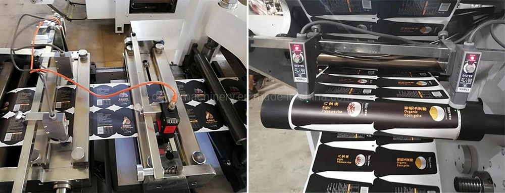 Roll to Sheet Flat Bed Label Die Cut Cutter Cutting Punching Machine with Hot Foil Stamping